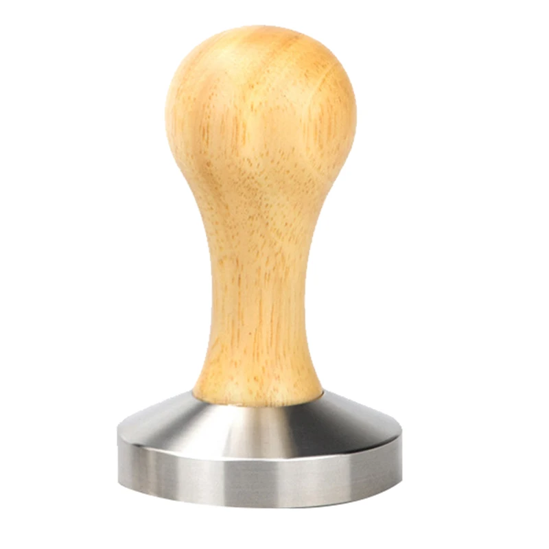 

Coffee Tamper Flat Base Coffee Powder With Wooden Coffee Press Tool