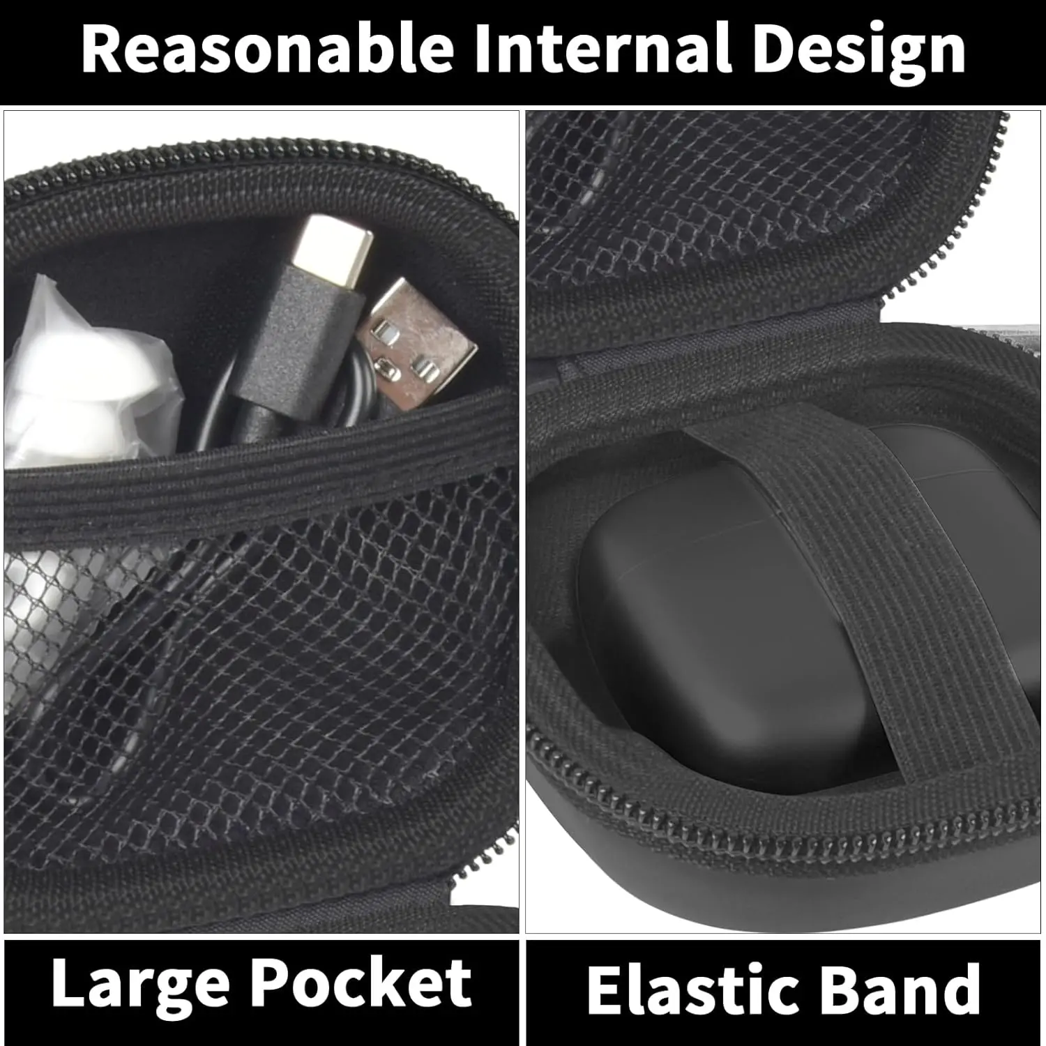 Earbuds Protective Case with Storage Holder for Wireless Bluetooth Headphones