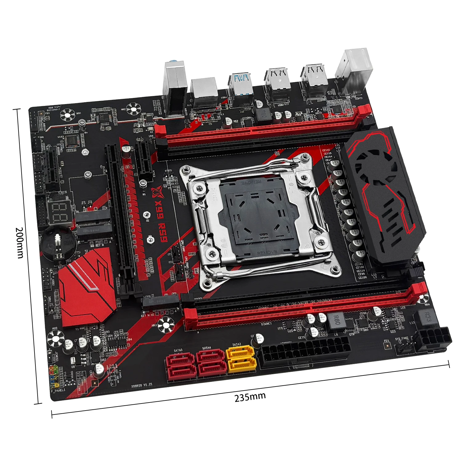 Computer Motherboard Set MACHINIST X99 RS9 Motherboard Combo Support LGA2011-3 Xeon Kit E5 2640 V4 CPU DDR4 16GB 2666MHz Memory NVME M.2 Four Channel