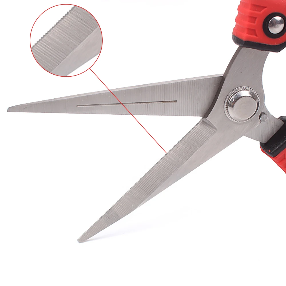 Pruning Shears Branch Scissors Stainless Steel Non-Slip Handle Sharp Garden Fruit Tree Pruning Tool