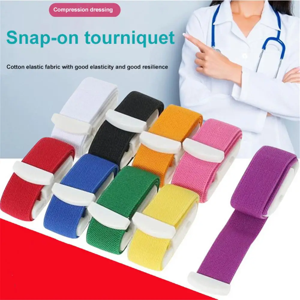 Tourniquet élastique 2.5x40cm médicaux de Garrot de libération rapide de  ceinture de tourniquet de premiers secours