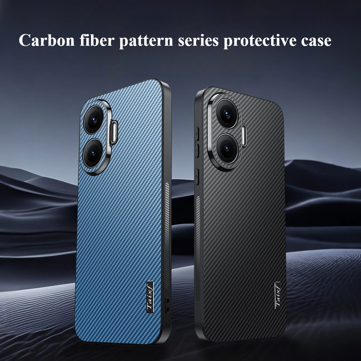 Kevlar Texture Soft Edge Anti-Fall Bumper Case