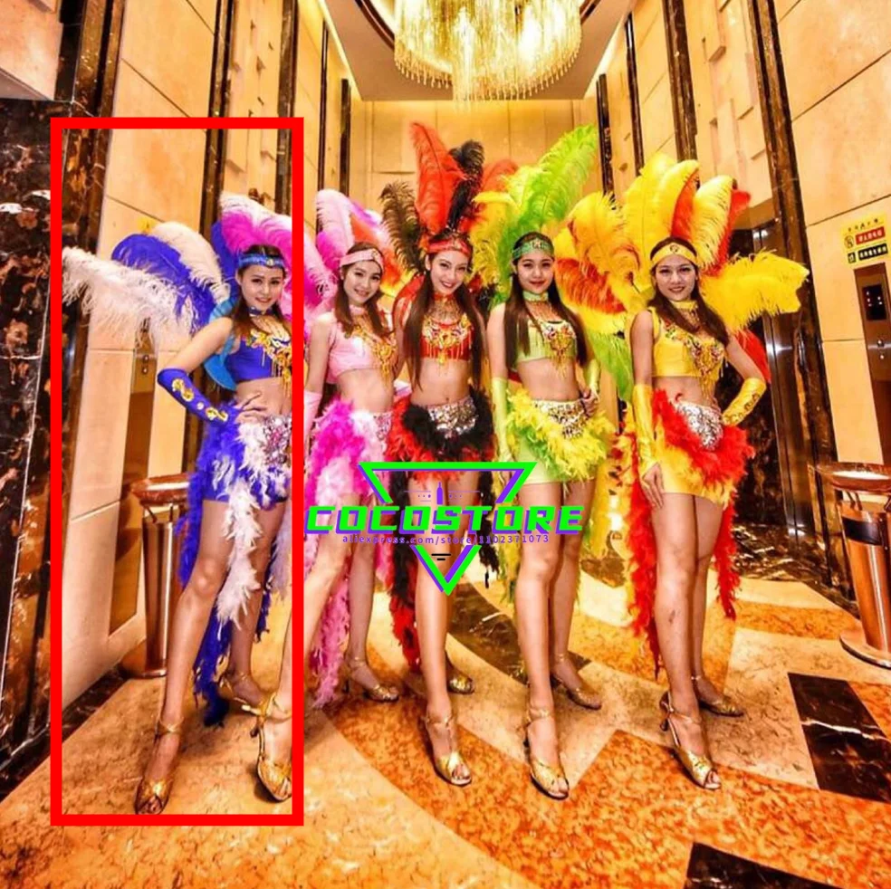 Disfraz de Espectáculo de apertura de Brasil para mujer, ropa de actuación  sexy, conjunto de Ropa de baile nacional, tocado de plumas, cantante de  club nocturno, bailarina - AliExpress