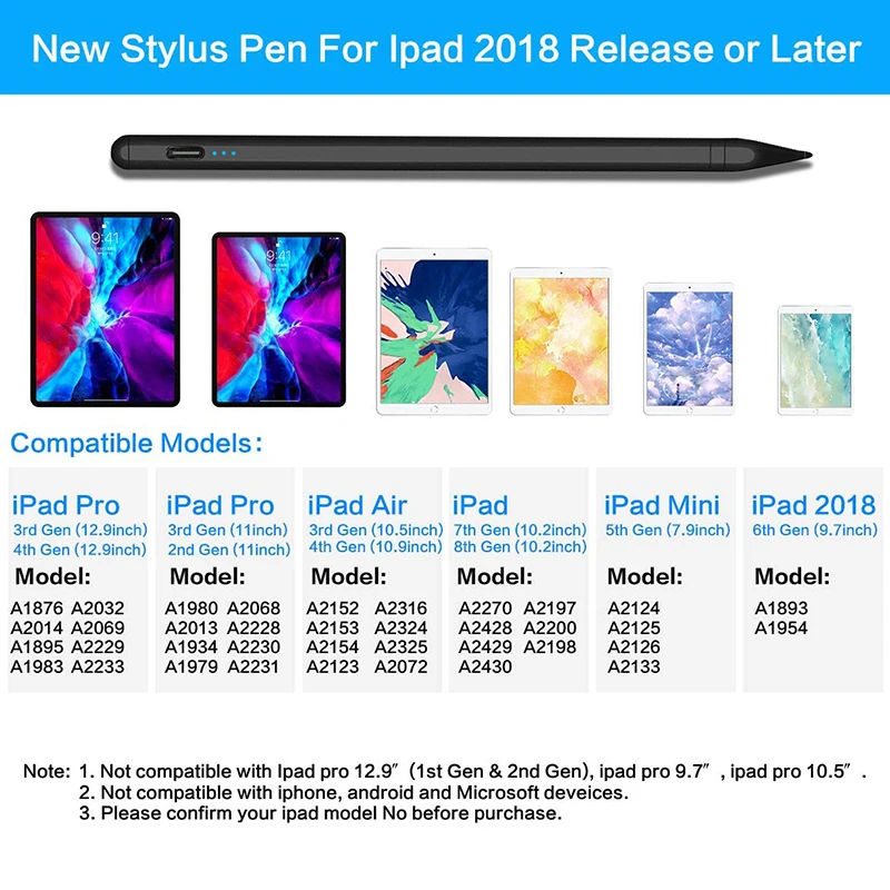 Premium Stylus Pen for iPad and Apple Pencil