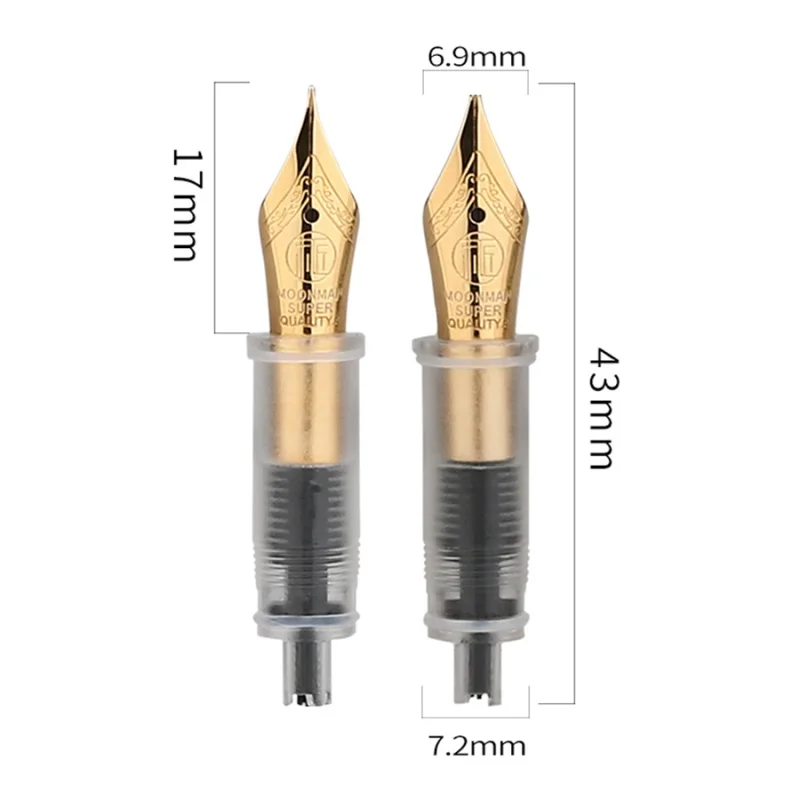 Majohn NEW Wancai Mini Fountain Pen Original Nib EF/F Nib Student Office Supplies Replacement Nib 2