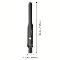 Lisseur Professionnel pour Hommes 2-en-1 : Lisse et Boucle, Plaque Étroite 13mm, Chauffage Rapide, Ions Négatifs, Tenue 72H, Portable 3
