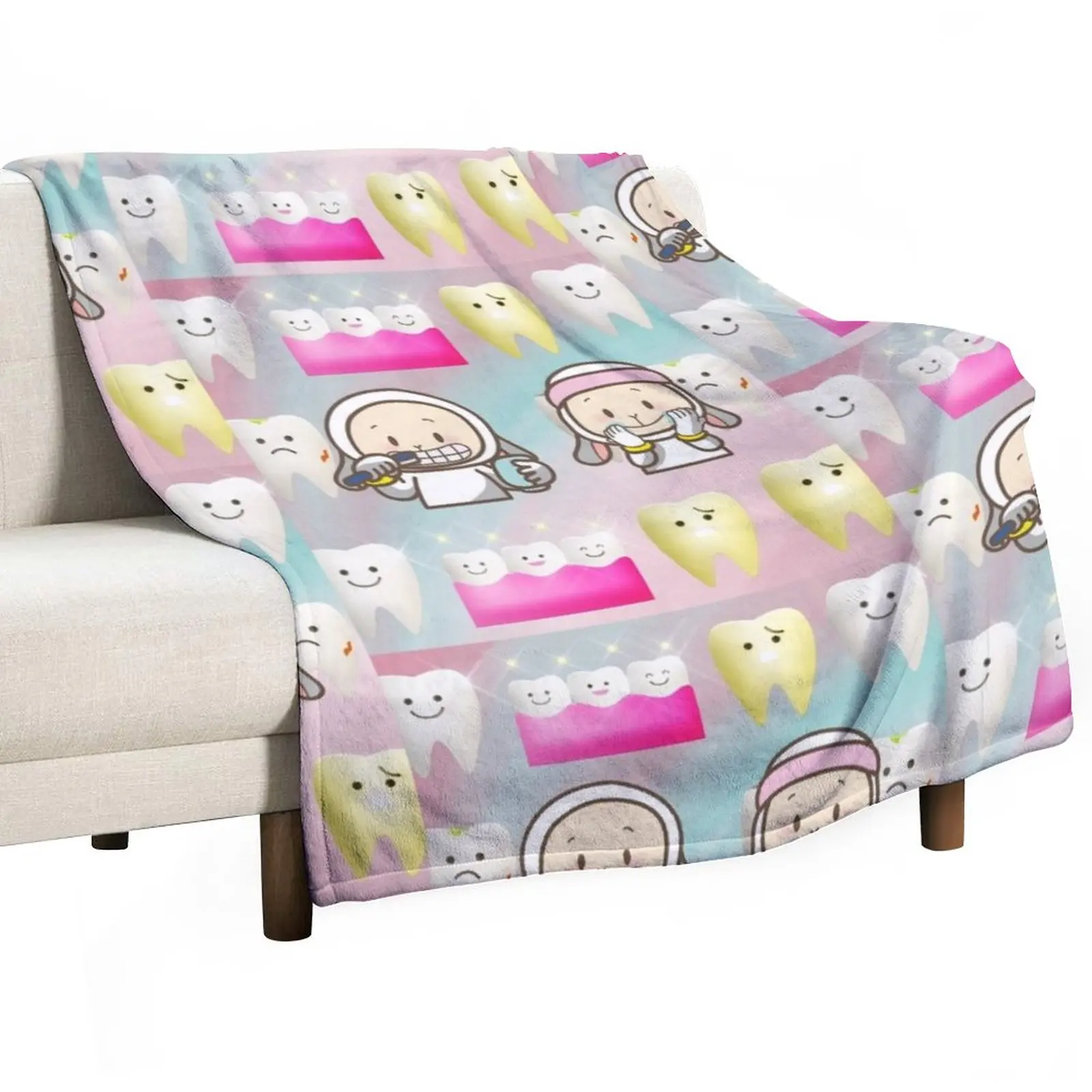 

Brush your teeth and visit the dentist! Throw Blanket Blankets For Sofas wednesday bed plaid Vintage Blanket