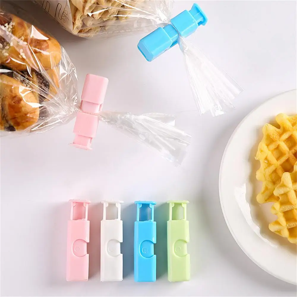 12pcs/set Plastic Snack Sealing Clip, Food Fresh Keeping Bag Clips -  Household Small/Large Bag Sealing Clip for Food Storage