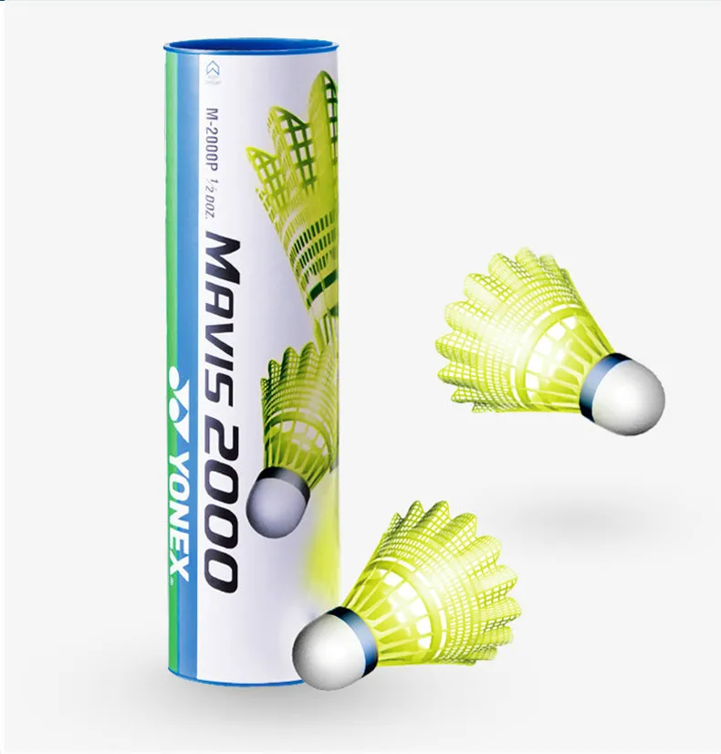 Description Picture 2 of item1Tube Original Mavis 250 300 600 2000 Badminton Nylon Ball Tournament Shuttle Badminton Training Shuttlecock