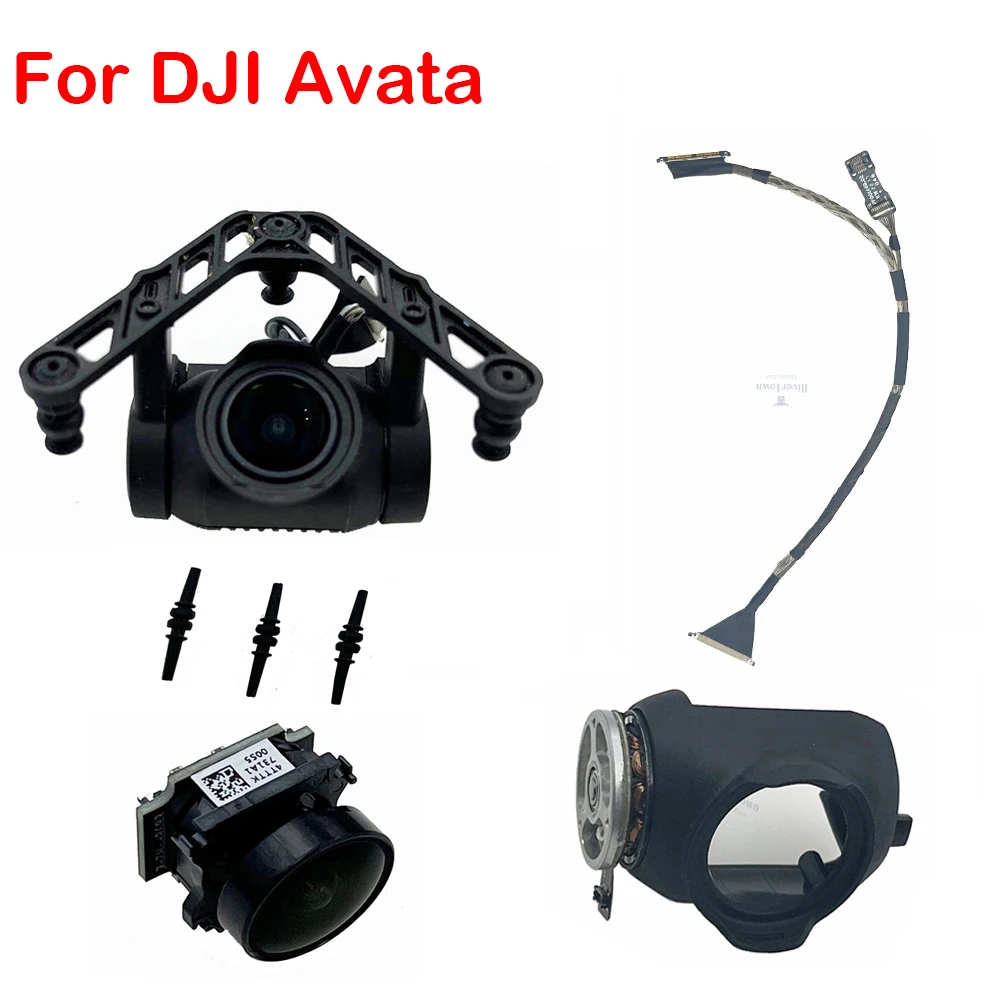 Original Gimbal Parts for DJI Avata Camera Lens Chip Ptz Signal Cable Gimbal Frame Damping Cushion Shock-Absorbing Ball In Stock