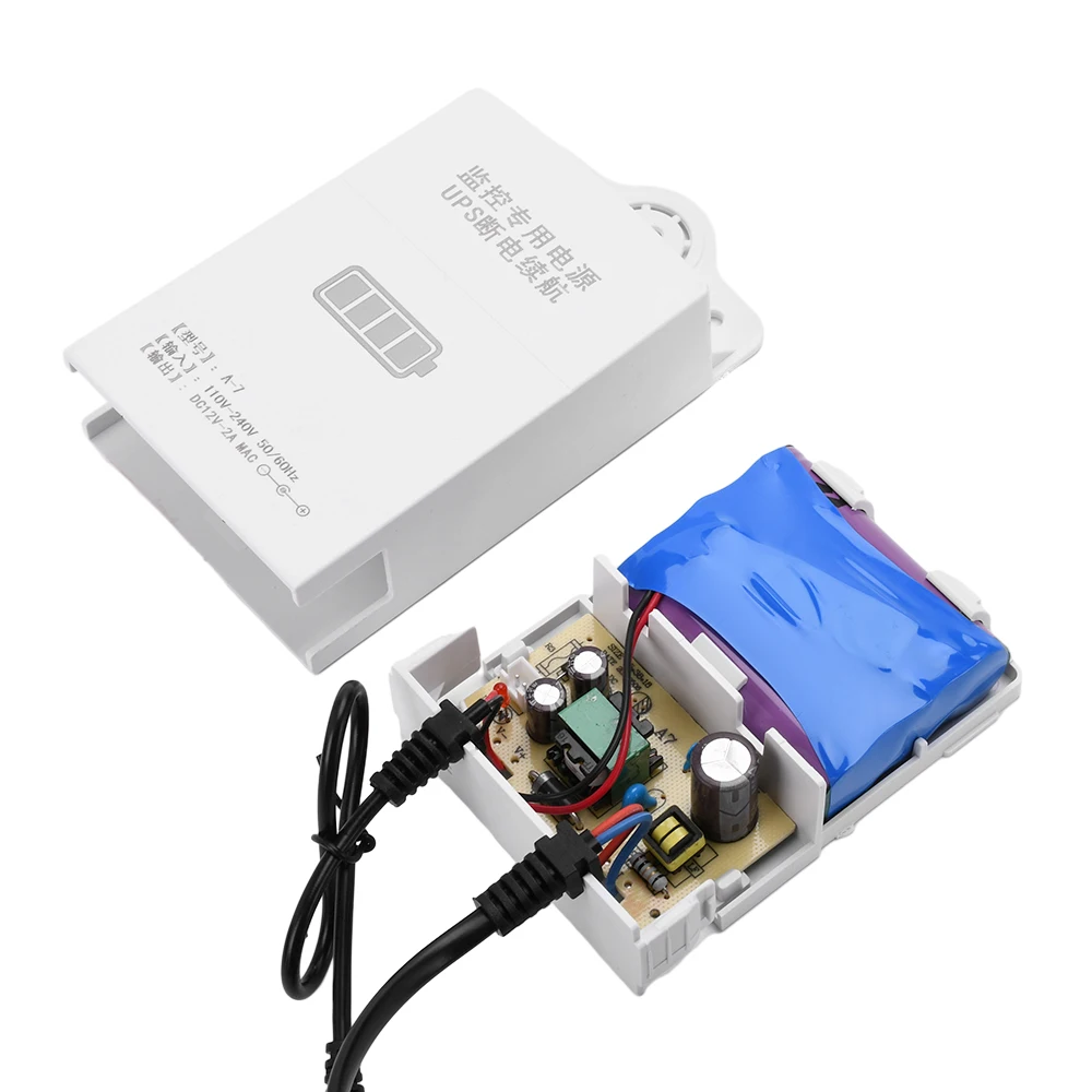Uninterruptible Power Supply 12V UPS Battery Backup Security Standby Power Supply for WiFi Router Modem Security Camera uninterruptible power supply portable ups mini ups