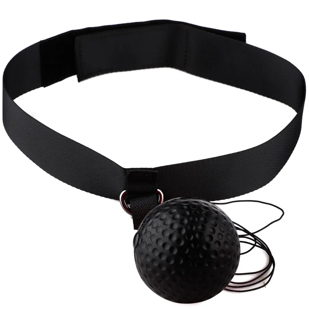 Boxing Reflex Ball Head-mounted Punch Ball Sanda Training Hand Eye Reaction Gym Sandbag Muay Thai Boxeo Fitness Equipment head mounted speed ball boxing punching bag boxing speed ball boxing reaction ball