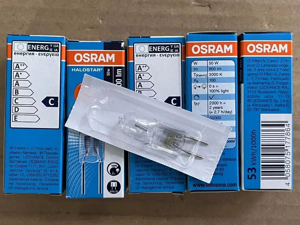 

5 шт. для OSRAM 64445U 24 в 50 Вт GY6.35 лампа галозвезда без тени сменная лампа