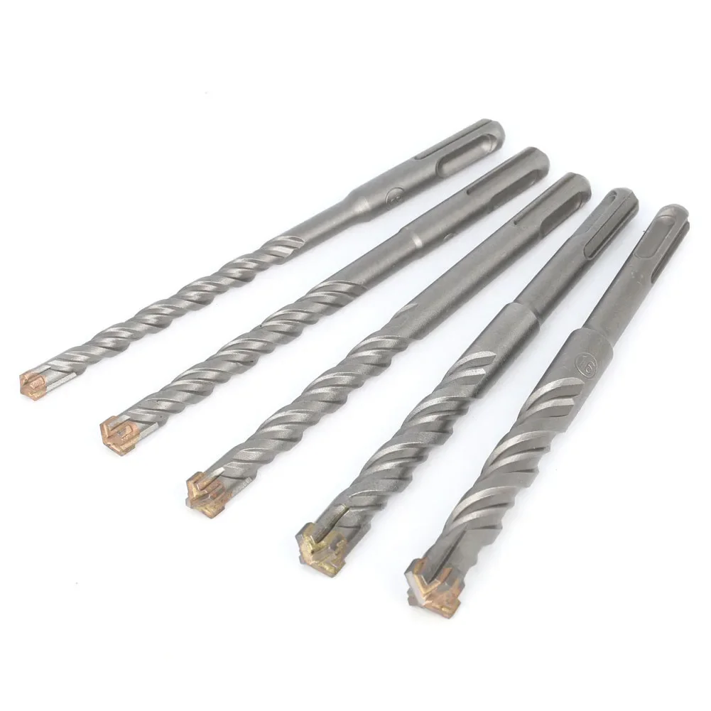 

1Pc Concrete Drill Bit 6/8/10/12/14/16mm Cross Tips 160mm Drill Bit For Wall Brick Block Hole Punching Power Tool Parts