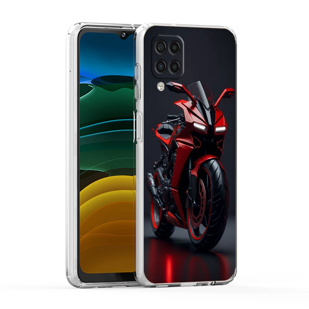 Transparent TPU Motorcycle Phone Case - Durable Protective Shell