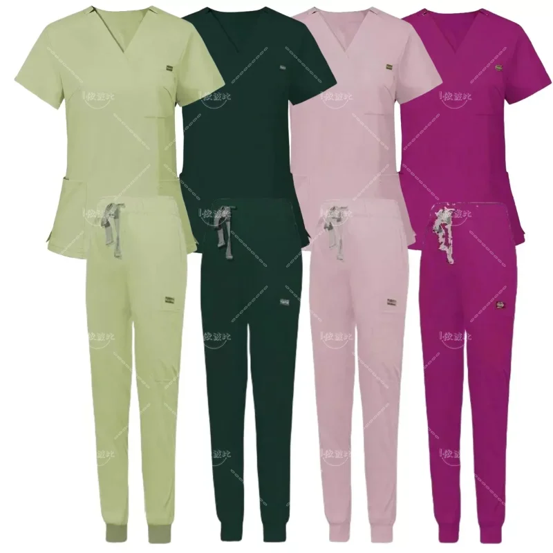 

Operating Room Medical Uniform Scrubs Medicals Supplies Nurse Dental Surgery Suit Workwear Hospital Working Scrubs Set