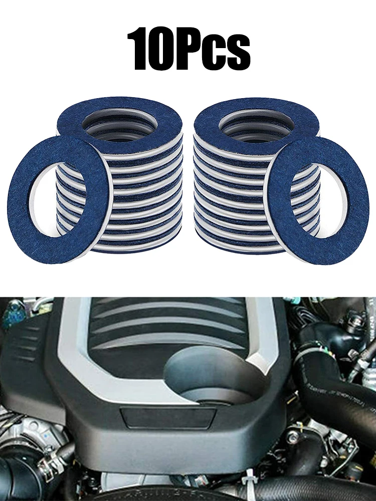 Aluminum Oil Drain Washer Gasket For Lexus For Toyota OEM#9043012031;1210154042; 1210154062; 1210154130; 1210163011 10PCS