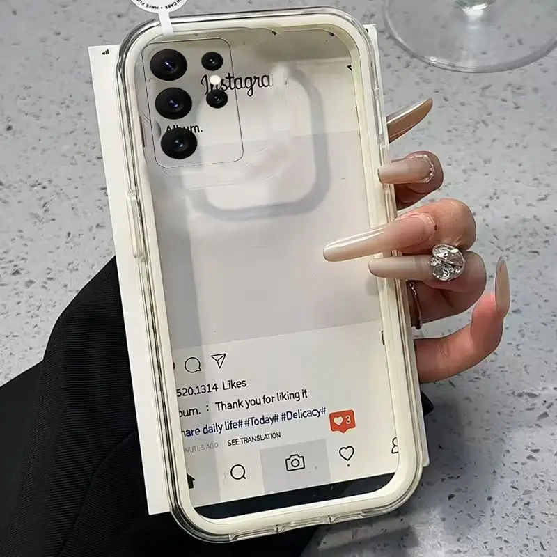 Transparent Case with Stunning 2-in-1 Design and Soft TPU Skin-Feel Protection