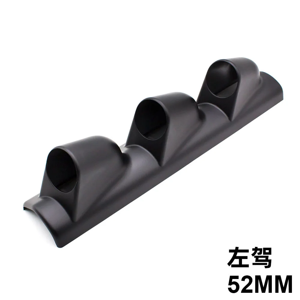 

1PC 52MM 3-hole Instrument Mount Racing 3-hole Black Left Frame Vehicle Instrument Mount 2-inch Universal