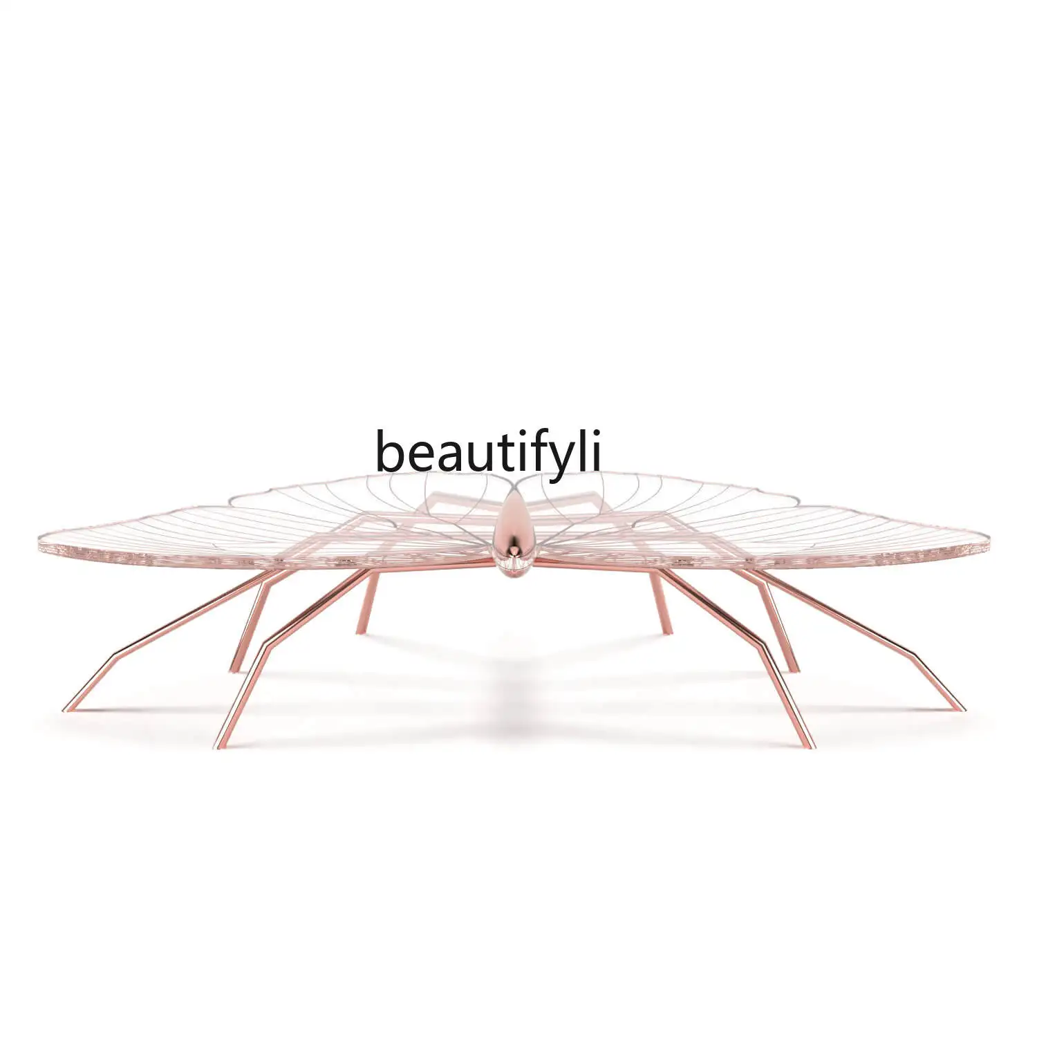 

Shaped Butterfly Acrylic Transparent Tea Table Simple Modern Living Room Home Small Apartment Creative Side Table