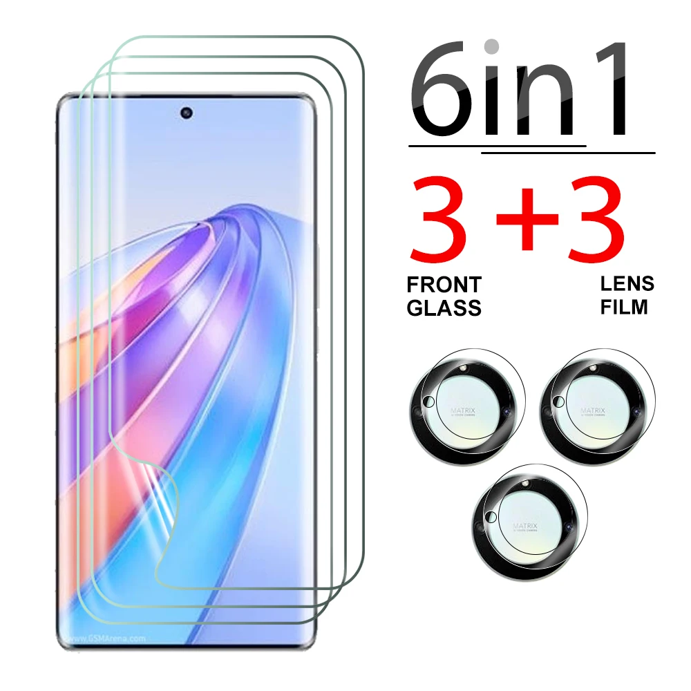 

6 в 1, Гидрогелевая Защитная пленка для Honor X9a, X40, 6,67 дюйма