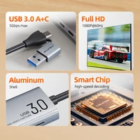 CABLETIME Video Capture Card USB 3.0 4K HDMI to USB/USB-C HDMI Video Grabber Box for PC Computer Camera Live Gaming - Image 2