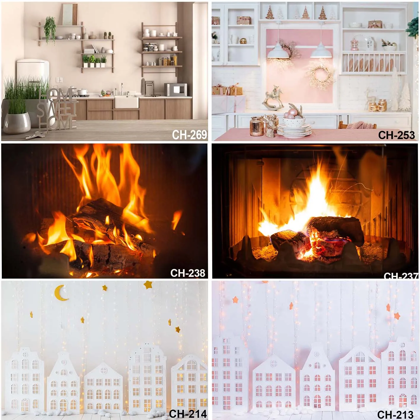 

Рождественский фон баннер для семейного портрета украшение для дома камин Зимний снег Гостиная Декор фоны реквизит