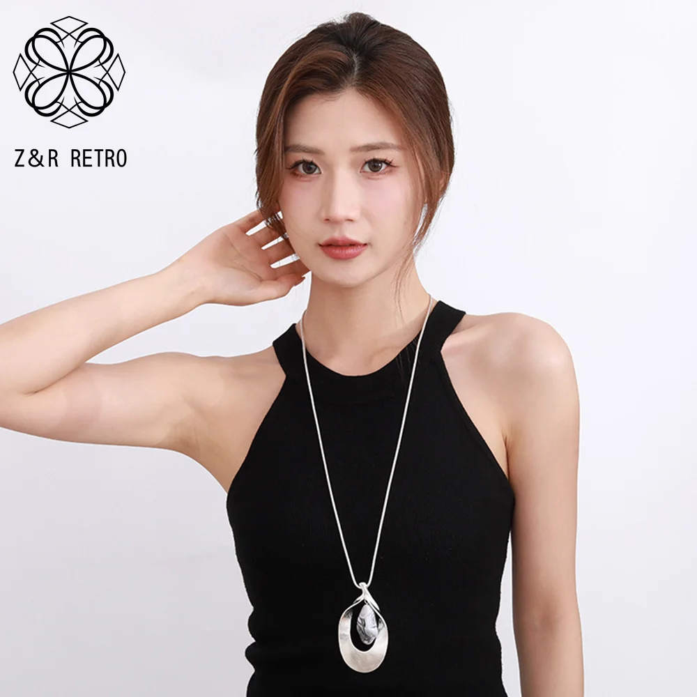 Trending Product Women's Necklace Long Chains Sweater