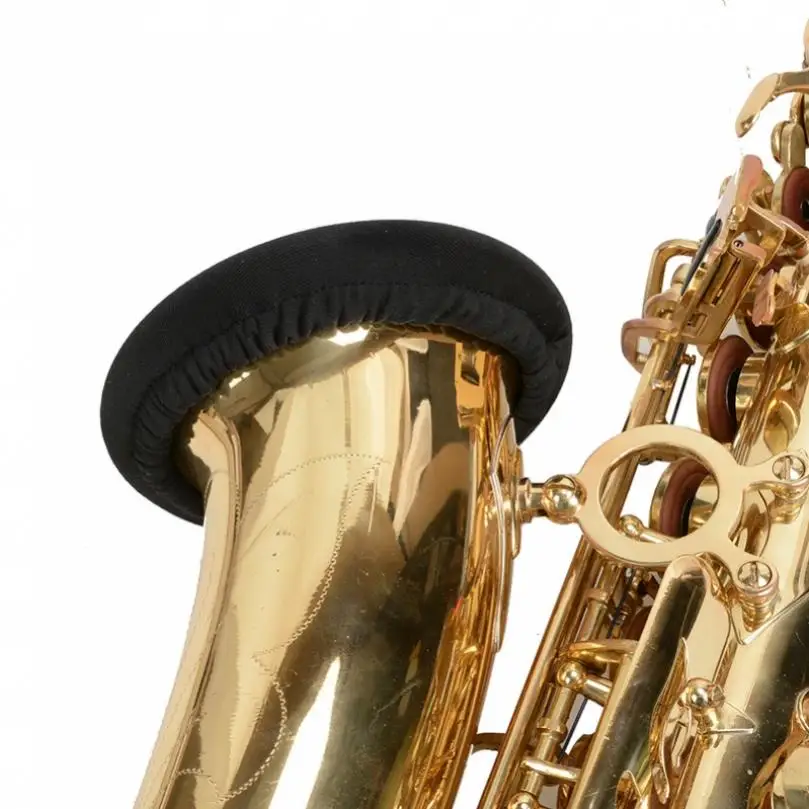 Reusable Polyester Cotton Sax Trumpet Horn Mute Hat Cover for Alto / Tenor / Soprano Saxophone Dustproof and Silence saxophone mute cover