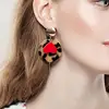 N5KA 60Pcs Sublimation Blank Earrings Unfinished Teardrop Heat Transfer Earring Pendant with Earring Hook Jump Ring DIY Craft 2