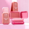USHAS 8 Color Matte Blush Easy Coloring Embossed Blusher Palette Correct Facial Contours Blush Powder Makeup 1