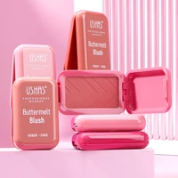 USHAS 8 Color Matte Blush Easy Coloring Embossed Blusher Palette Correct Facial Contours Blush Powder Makeup 1