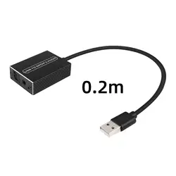 USB to Optical TOSLINK & 3.5mm Stereo Audio Adapter - Unidirectional S/PDIF Transmitter (0.2m Cable)