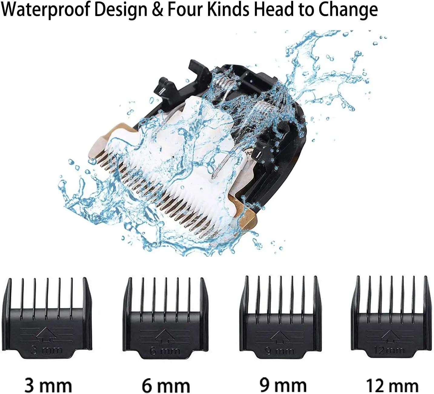 Hair Trimmer Pet Clipper Dog Hair Trimmer Pet Hair Trimmer Dog Clipper Professional Pet Grooming Clipper Kit Dog Hair Trimmer Electric Cat Shaver ceramic blade Rechargeable Animals Haircut Machine