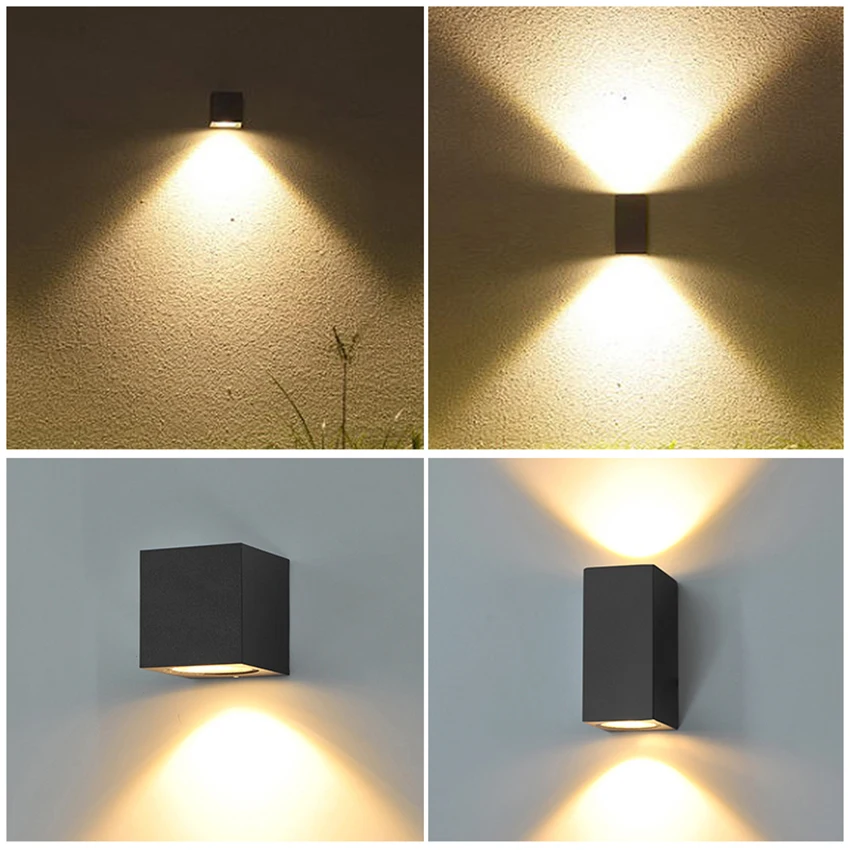 Outdoor Waterproof Wall Lamps, Indoor Up and Down Wall Light, Garden Porch, Terrace Lighting, Corridor and Balcony Sconce, AU87