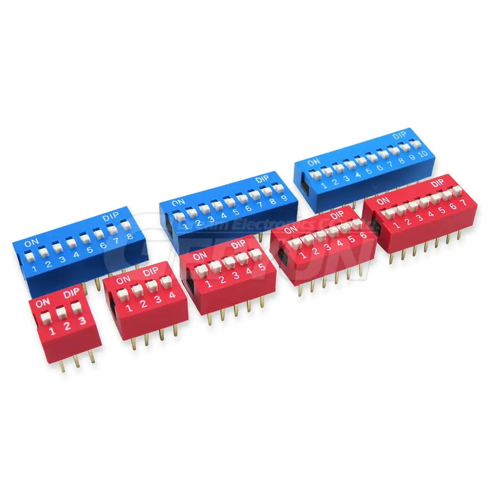 Enhanced Slide-Type Toggle Switch Module | Multi-Bit Positioning | Assorted Colors