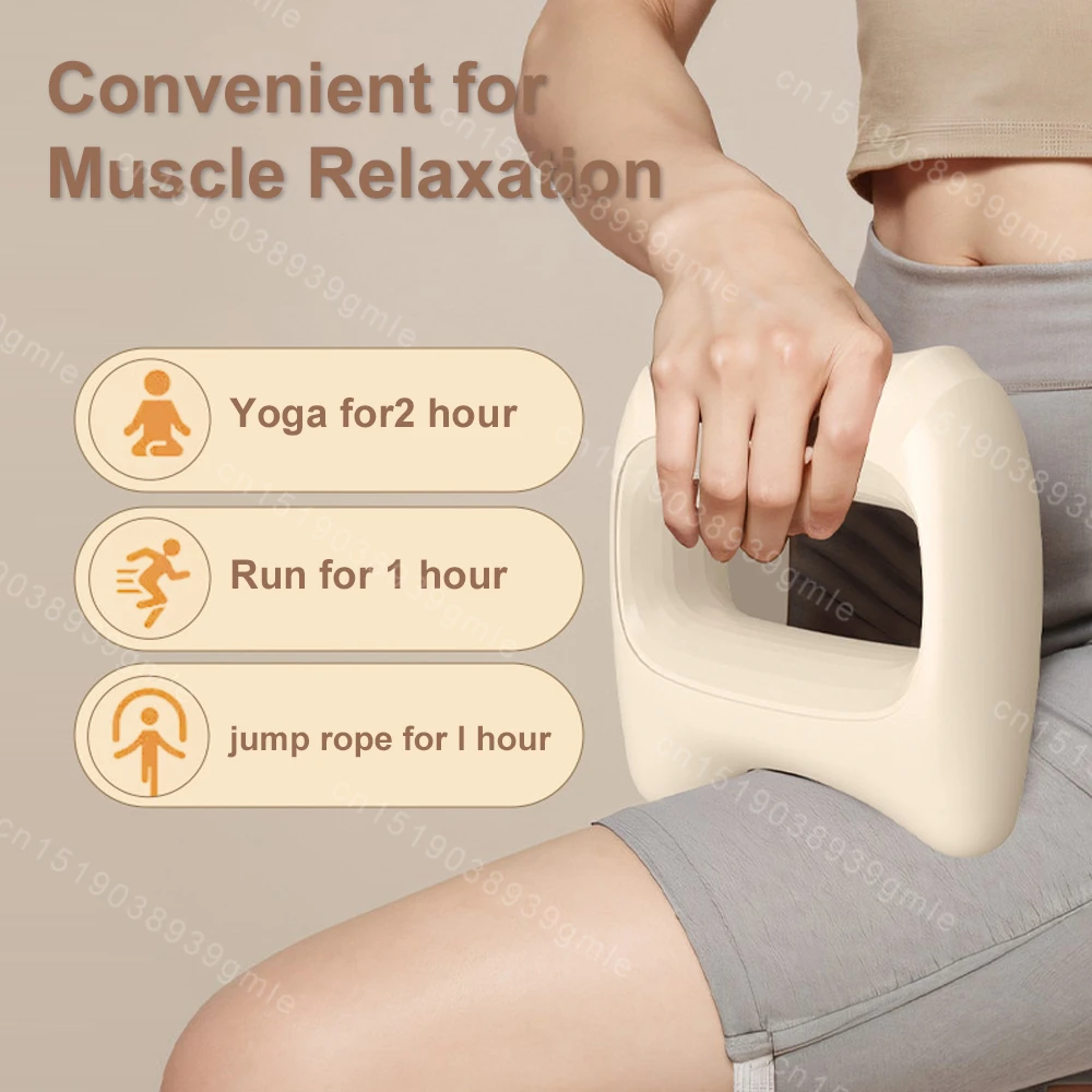 Electric Massage Gun Fitness Fat Burning Fat Removal Machine Muscle Relaxation Fascia Gun Ring Abdominal Body Shaping Massager