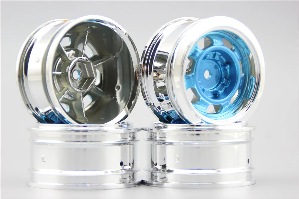 4 Stück 1/10 Touring&Drift Felge im klassischen Stil 6 mm Offset 1/10 Rallye-Rad für HSP HPI Kyosho Sakura Tamiya Yokomo – Detail 1