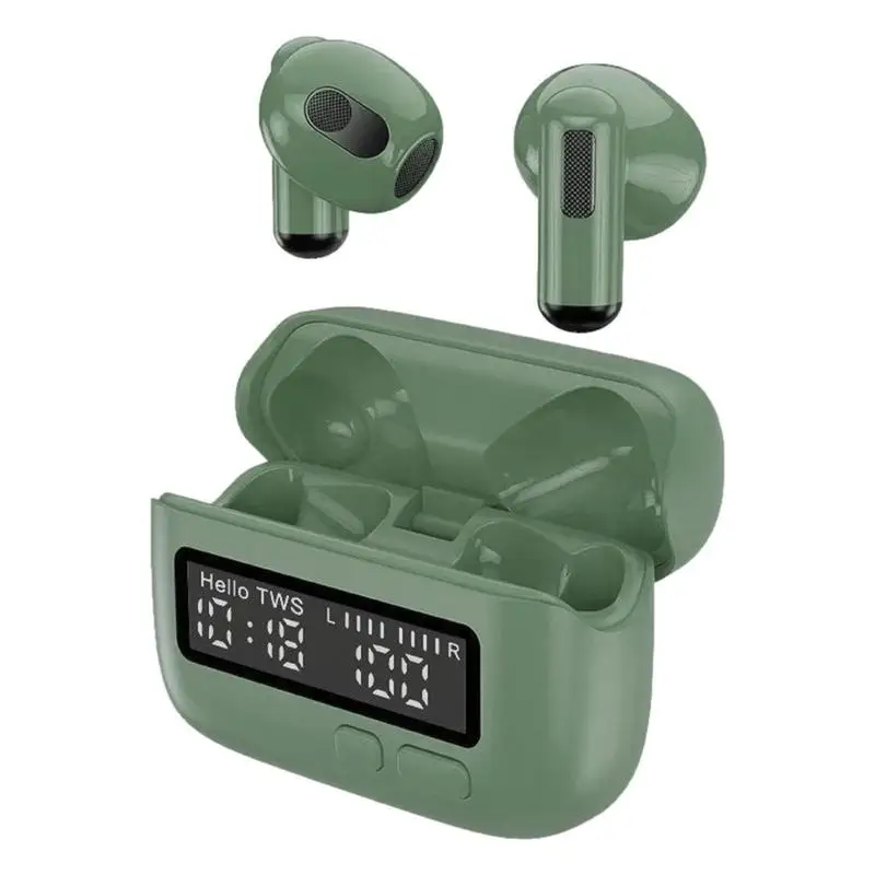 

Беспроводные наушники с шумоподавлением, hi-fi звук, защита от пота, Спортивная гарнитура, свободные руки, защита от пота, мощность, цифровые часы, дисплей