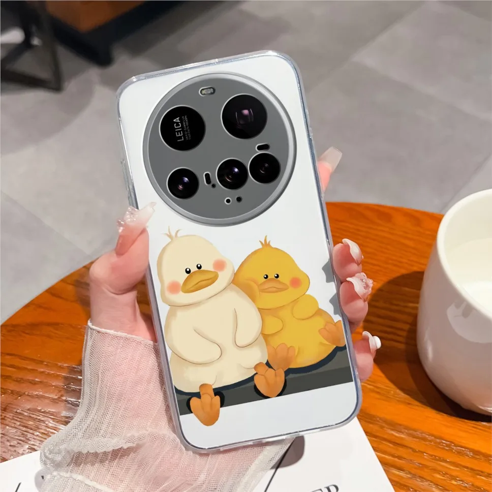 Floral Clear Silicone Anti-Drop Protective Smartphone Case