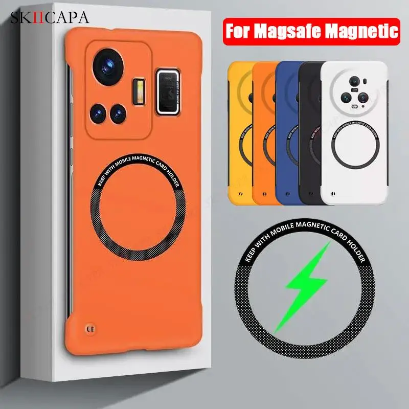 Magnetic Frameless Case with MagSafe-Compatible Wireless Charging
