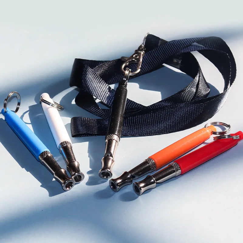 Dog Training Whistle Ultrasonic Adjustable rope Lanyard Outdoor Trainer Dog Obedience Training Pet Compliance