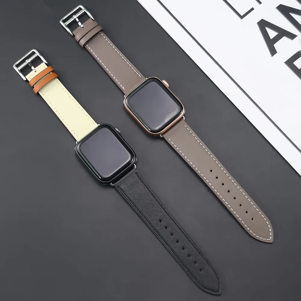 Apple Watch Band 40mm 38mm, Feu Epsom Double Tour, Apple Watch Hermes –  Eternitizzz Straps and Accessories