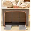 Foldable Leather Clothes Storage Organizer Large Capacity Quilt Blanket Toys Closet Organizer Wardrobe Organizer Boxes Supplies 1