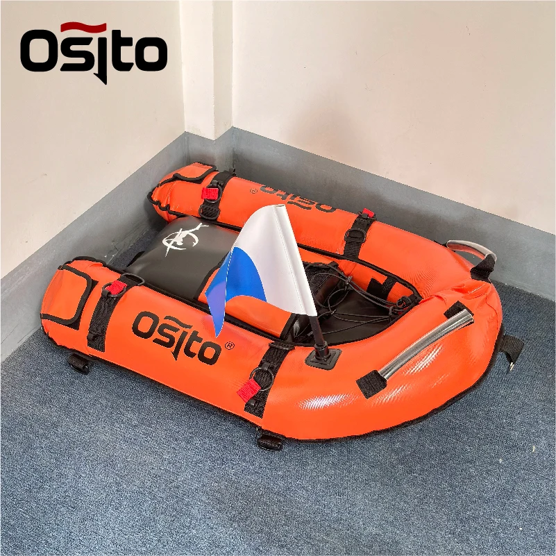 Spearfishing Float Boat With PVC Inner Blader And flag Pump Diving Buoy Osito Brand Spear Fishing Boat 3 Colors Option