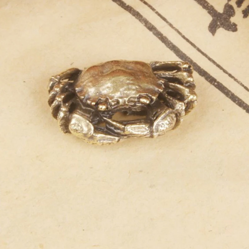 

Античная миниатюрная Статуэтка кролика-краба из чистой латуни