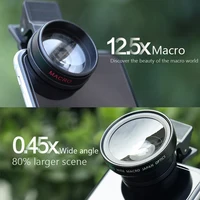 Professional Super Wide-Angle + Macro HD Lens 0.45X 49UV Super Wide-Angle + Macro HD Lens for iPhone Android - Image 3