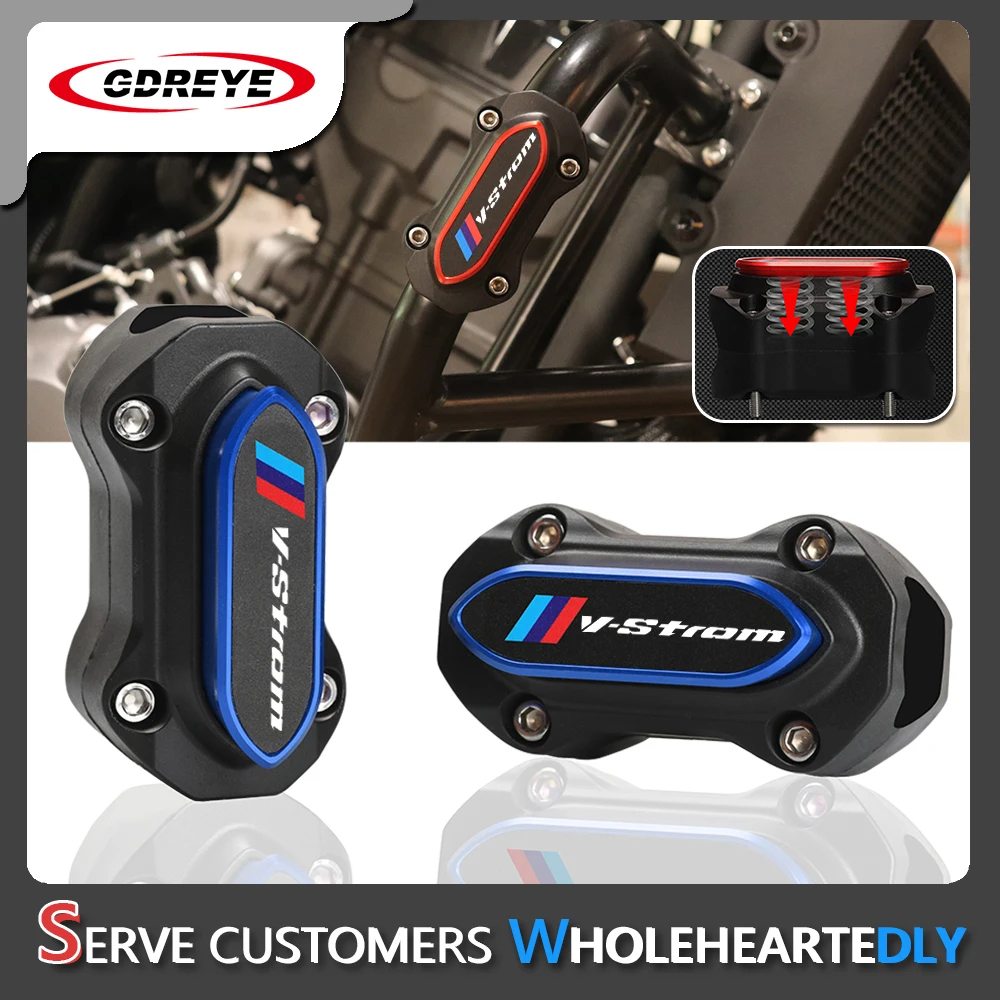 Per Suzuki V Strom650 V-Strom 650 Vstrom 1000 1050/Xt Dl250 Dl650 Dl1000 Protezione Paraurti Moto Trim Block Motore