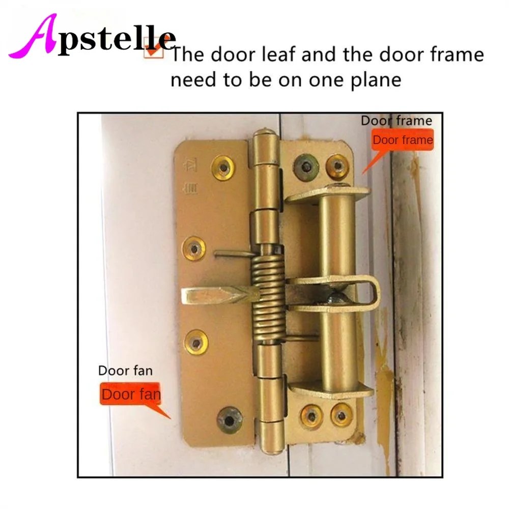 Apstelle Positioning Hinge Spring Self-aligning Hinge Automatic Closing Door Multi-function Screen Door Wooden