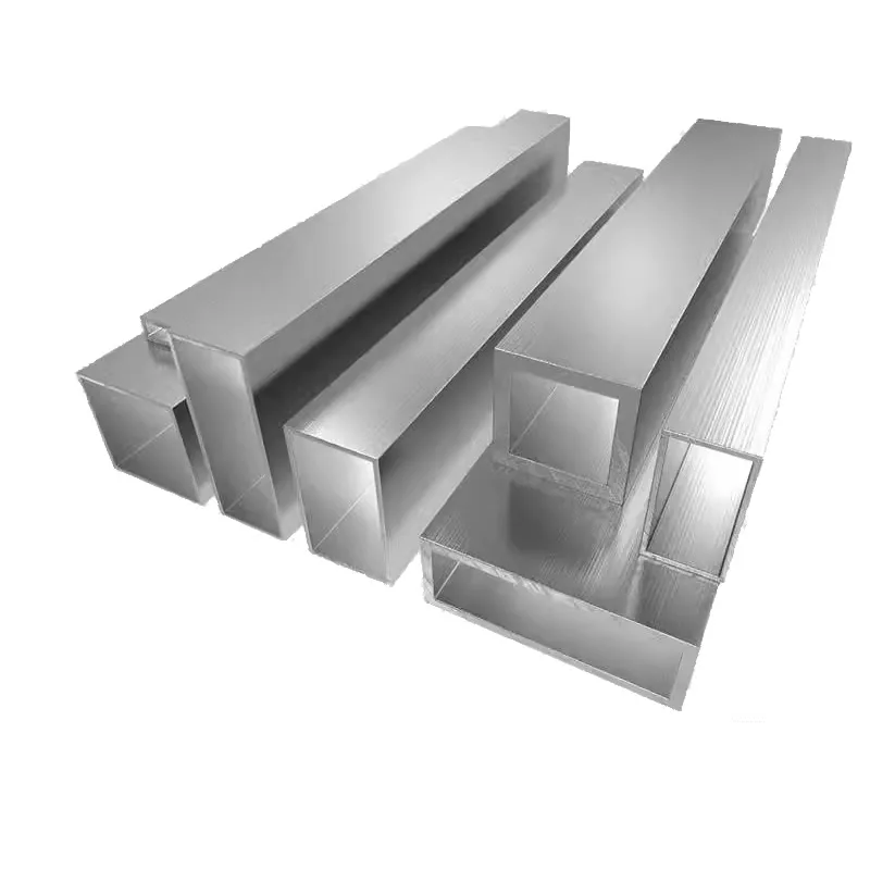 Rectangular aluminum tube profile 8x10x12x15x20x25x30x35x38 6063 Aluminum alloy square pipe Complete specifications Widely used aluminium tube